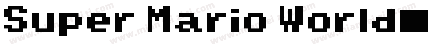 Super Mario World字体转换